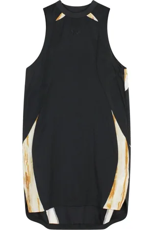 Y-3 Dames, Jurken, Zwart, Maat: XS Katoen