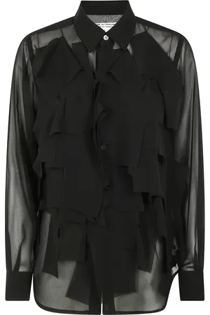 Comme des Garçons Dames, Blouses & Shirts, Zwart, Maat: M