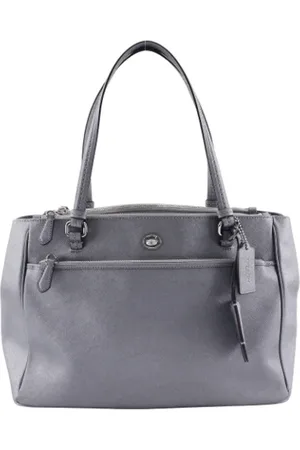 Coach Dames, Pre-owned, Grijs, Maat: ONE Size Leer