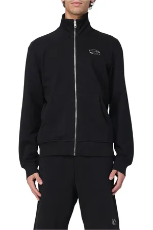 Diesel Heren, Sweatshirts & Hoodies, Zwart, Maat: M Katoen
