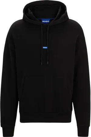 HUGO BOSS Heren, Sweatshirts & Hoodies, Zwart, Maat: 2XL Katoen