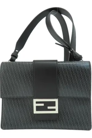 Fendi Dames, Pre-owned, Zwart, Maat: ONE Size Leer