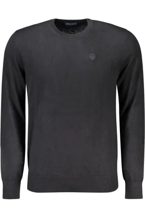 North Sails Heren, Truien, Zwart, Maat: 2XL Katoen