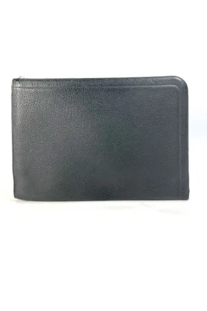 Hermès Dames, Pre-owned, Grijs, Maat: ONE Size Leer