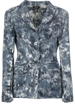 AVANT TOI Dames, Jassen, Blauw, Maat: L Linnen