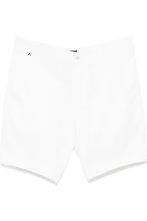 HUGO BOSS Heren, Korte broeken, Wit, Maat: XL Katoen