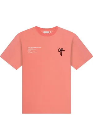 OFF THE PITCH Heren, Tops, Roze, Maat: S Katoen