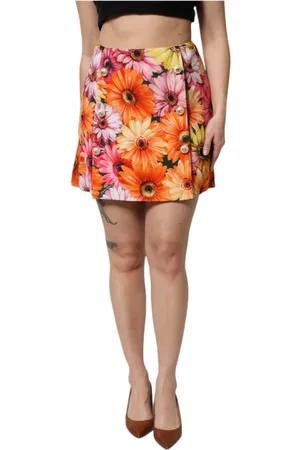 Dolce & Gabbana Dames, Rokken, Veelkleurig, Maat: XS Zijde