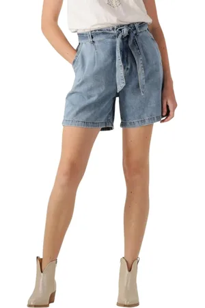 Mos Mosh Dames, Korte broeken, Blauw, Maat: W31