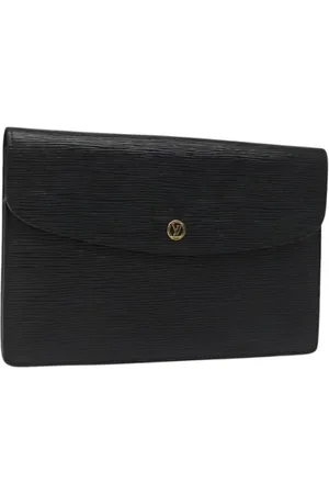 LOUIS VUITTON Dames, Pre-owned, Zwart, Maat: ONE Size Leer
