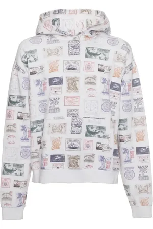 Guess Heren, Sweatshirts & Hoodies, Wit, Maat: L