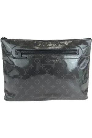 LOUIS VUITTON Dames, Pre-owned, Zwart, Maat: ONE Size Leer
