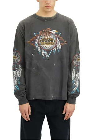 ©SAINT M×××××× Heren, Sweatshirts & Hoodies, Zwart, Maat: M