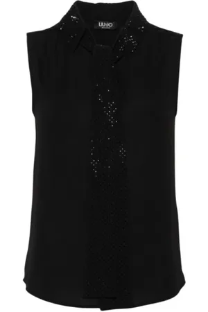 Liu Jo Dames, Tops, Zwart, Maat: XL Poliester