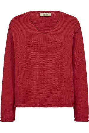 Mos Mosh Dames, Truien, Rood, Maat: XS Katoen