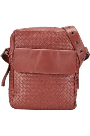 Bottega Veneta Dames, Pre-owned, Rood, Maat: ONE Size Leer