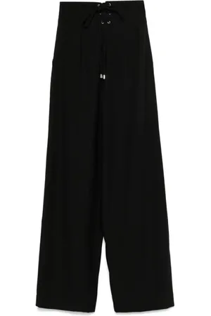 ERMANNO SCERVINO Dames, Broeken, Zwart, Maat: S