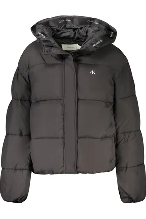 Calvin Klein Dames, Jassen, Zwart, Maat: L Poliester