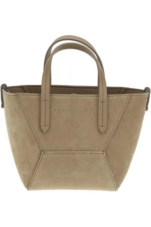 Brunello Cucinelli Dames, Tassen, , Maat: ONE Size Suède