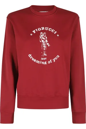Fiorucci Dames, Sweatshirts & Hoodies, Rood, Maat: XS Katoen