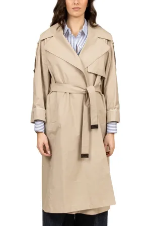 Max Mara Dames, Mantels, , Maat: M Katoen
