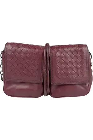 Bottega Veneta Dames, Pre-owned, Rood, Maat: ONE Size Leer