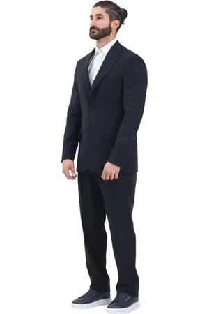 Roberto Cavalli Heren, Pakken, Blauw, Maat: XL