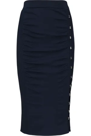 Pinko Dames, Rokken, Blauw, Maat: L Zijde
