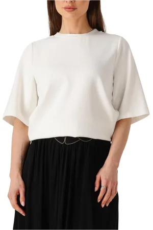 Studio Amaya Dames, Tops, Wit, Maat: XL Denim
