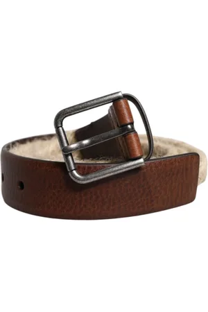 Dolce & Gabbana Heren, Accessoires, Bruin, Maat: 100 CM Leer