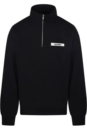 Jacquemus Heren, Sweatshirts & Hoodies, Zwart, Maat: M Katoen