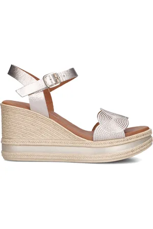 Stefano Lauran Dames, Schoenen, Geel, Maat: 36 EU Linnen