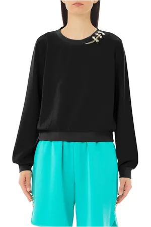 Liu Jo Dames, Sweatshirts & Hoodies, Zwart, Maat: M