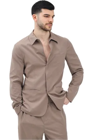 Armani Exchange Heren, Jassen, Bruin, Maat: S