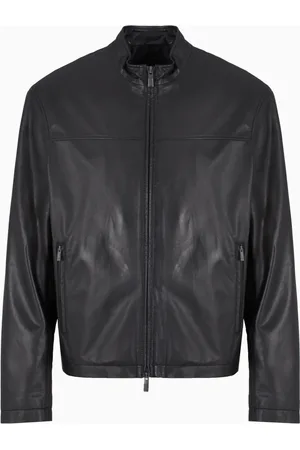 Armani Exchange Heren, Jassen, Zwart, Maat: M Leer