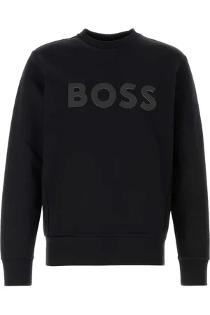 HUGO BOSS Heren, Sweatshirts & Hoodies, Zwart, Maat: M Katoen
