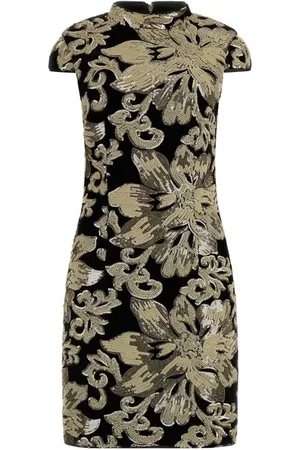 Guess Dames, Jurken, Veelkleurig, Maat: S Velours