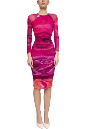 Roberto Cavalli Dames, Jurken, Roze, Maat: M
