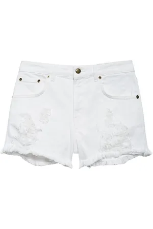 ANIYE BY Dames, Korte broeken, Wit, Maat: W29 Denim