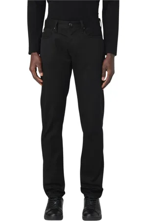 Emporio Armani Heren, Jeans, Zwart, Maat: W36 Katoen