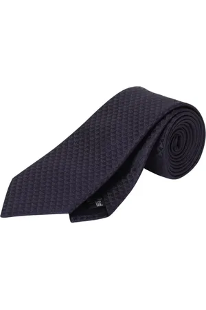 Emporio Armani Heren, Accessoires, Blauw, Maat: ONE Size Zijde