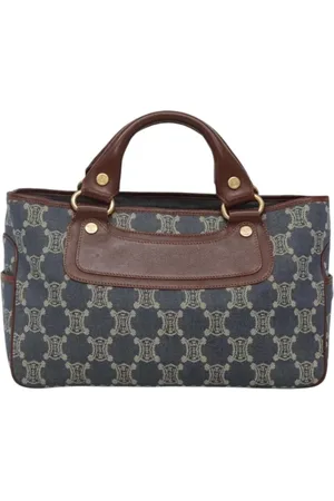 Céline Dames, Pre-owned, Blauw, Maat: ONE Size Leer