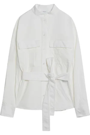 Salvatore Ferragamo Dames, Blouses & Shirts, Wit, Maat: S