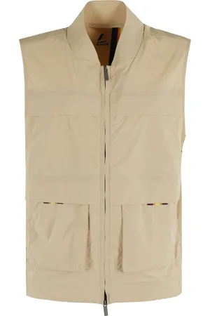 K-Way Heren, Jassen, Bruin, Maat: S Nylon