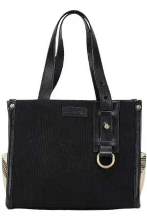 Burberry Dames, Pre-owned, Zwart, Maat: ONE Size Leer