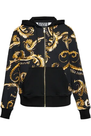VERSACE Heren, Sweatshirts & Hoodies, Zwart, Maat: M Katoen