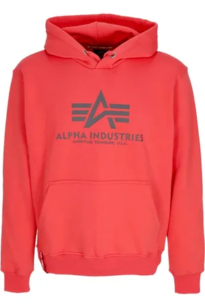 Alpha Industries Heren, Sweatshirts & Hoodies, Rood, Maat: XL Katoen