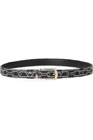 Emporio Armani Dames, Accessoires, Blauw, Maat: 80 CM Katoen