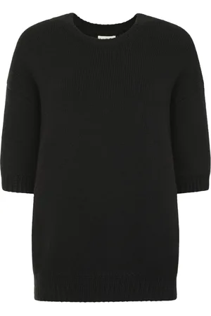 Khaite Dames, Truien, Zwart, Maat: XS Kasjmier