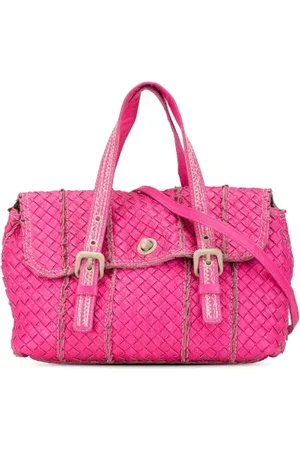 Bottega Veneta Dames, Pre-owned, Roze, Maat: ONE Size Leer